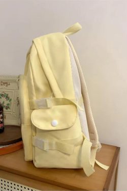 Kawaii Ita Backpack: Transparent Plush Doll Display - Anime School Bag