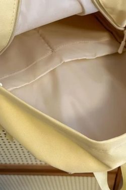 Kawaii Ita Backpack: Transparent Plush Doll Display - Anime School Bag