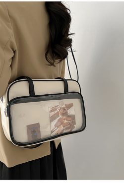 Kawaii Ita Crossbody Shoulder Women Transparent JK Bag Handbags