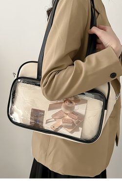 Kawaii Ita Crossbody Shoulder Women Transparent JK Bag Handbags