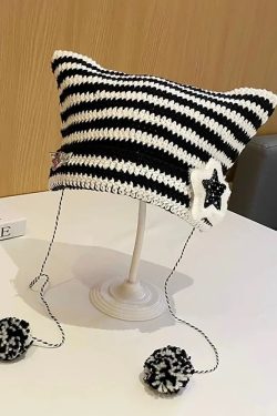 Kawaii Knitted Cat Ear Beanie