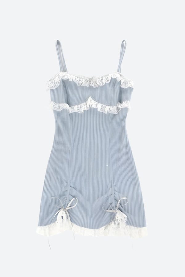 Kawaii Mini Dress & Crop Cardigan Two Piece Set