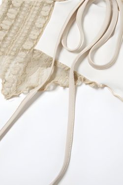 Lace Asymmetric Patchwork Top