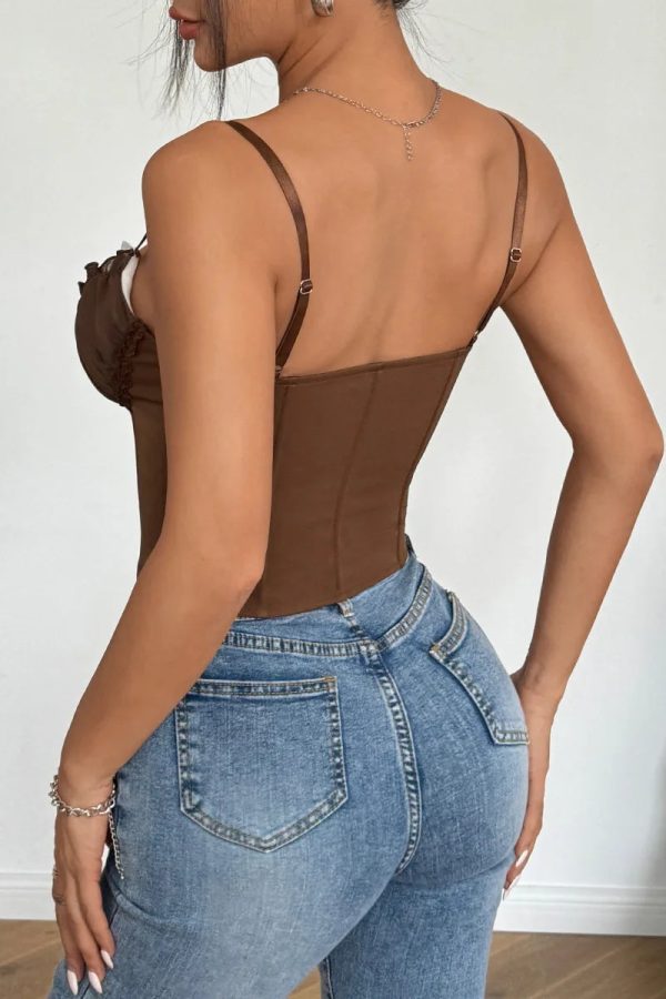 Lace Bow Corset Top