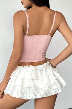 Lace Bow Corset Top