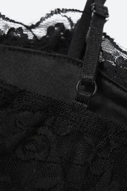 Lace Sheer Mini Dress