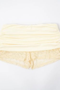 Lace Top & Bodysuit Two Piece Set