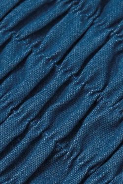 Lace Trim Denim Tube Top