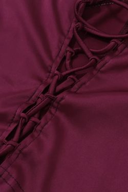 Lace Up Corset Top & Maxi Skirt Two Piece Set