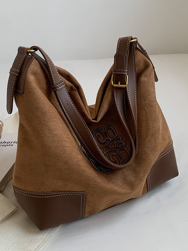 Large Capacity 2025 New Deer Fur Versatile Shoulder Bag