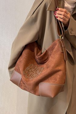 Large Capacity 2025 New Deer Fur Versatile Shoulder Bag