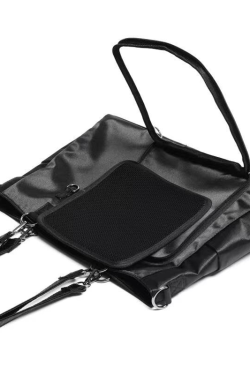 Large Capacity Black Badge Ita Bag Tote Bag