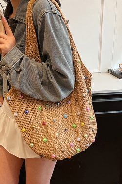 Large Capacity New Beige Versatile Satchel Bag Handbag