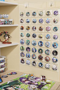 Large-Capacity Pin Badge Display Storage Bag