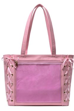 Large Capacity Ribbon Bow Ita Tote Bag