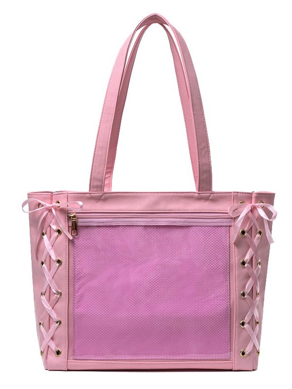 Large Capacity Ribbon Bow Ita Tote Bag