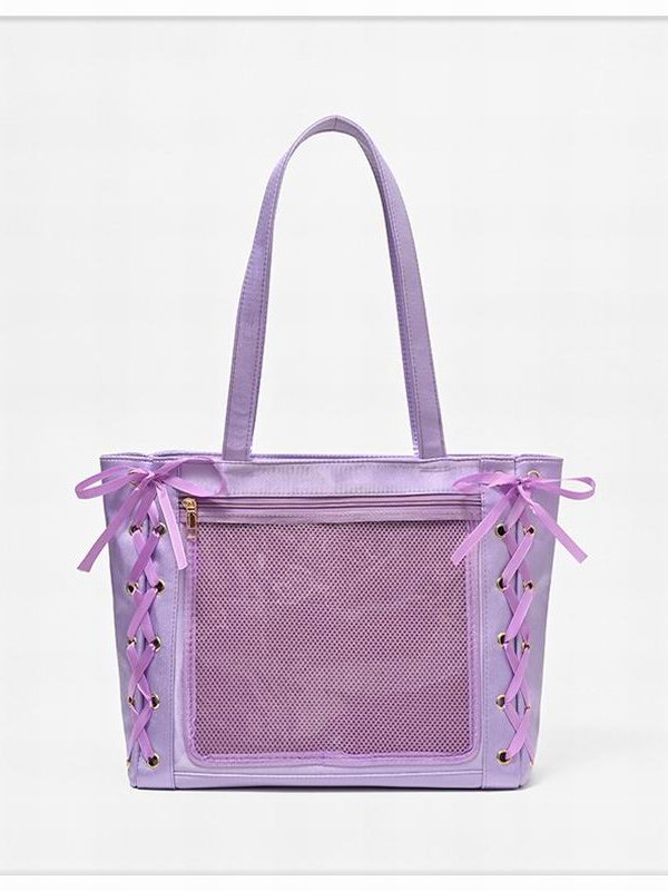 Large Capacity Ribbon Bow Ita Tote Bag
