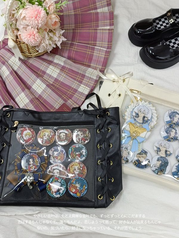 Large Capacity Ribbon Bow Ita Tote Bag