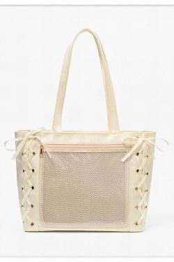 Large Capacity Ribbon Bow Ita Tote Bag