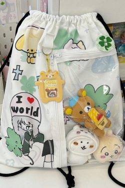 Large-Capacity Star Drawstring Ita Bag