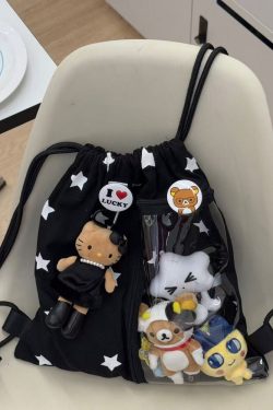 Large-Capacity Star Drawstring Ita Bag