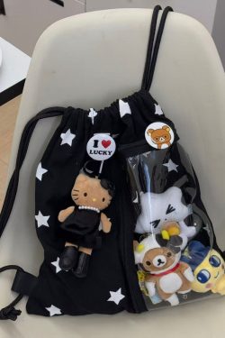 Large-Capacity Star Drawstring Ita Bag