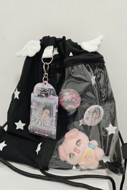 Large-Capacity Star Drawstring Ita Bag