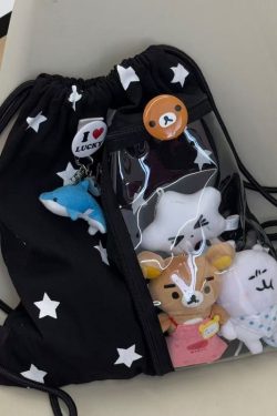 Large-Capacity Star Drawstring Ita Bag