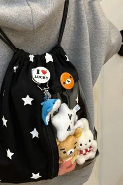 Large-Capacity Star Drawstring Ita Bag
