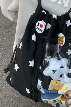 Large-Capacity Star Drawstring Ita Bag