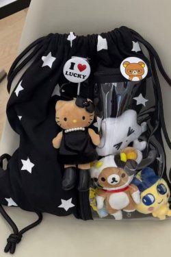 Large-Capacity Star Drawstring Ita Bag