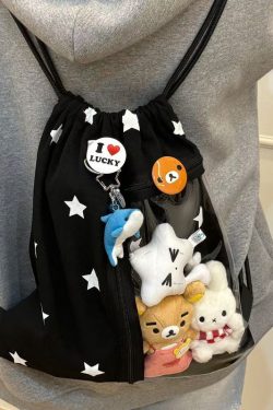 Large-Capacity Star Drawstring Ita Bag