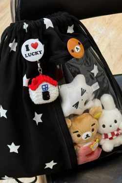Large-Capacity Star Drawstring Ita Bag