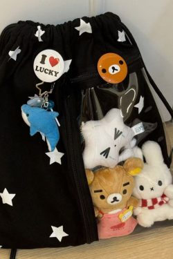 Large-Capacity Star Drawstring Ita Bag