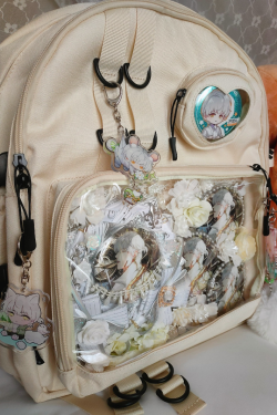 Large Lolita Double Clear Windows Kawaii Anime Backpack