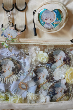 Large Lolita Double Clear Windows Kawaii Anime Backpack