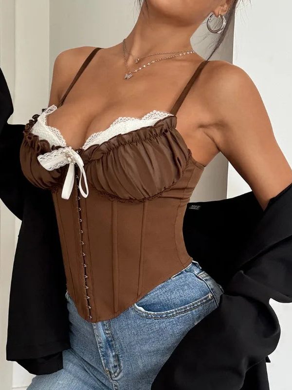Layered Bust Corset Top