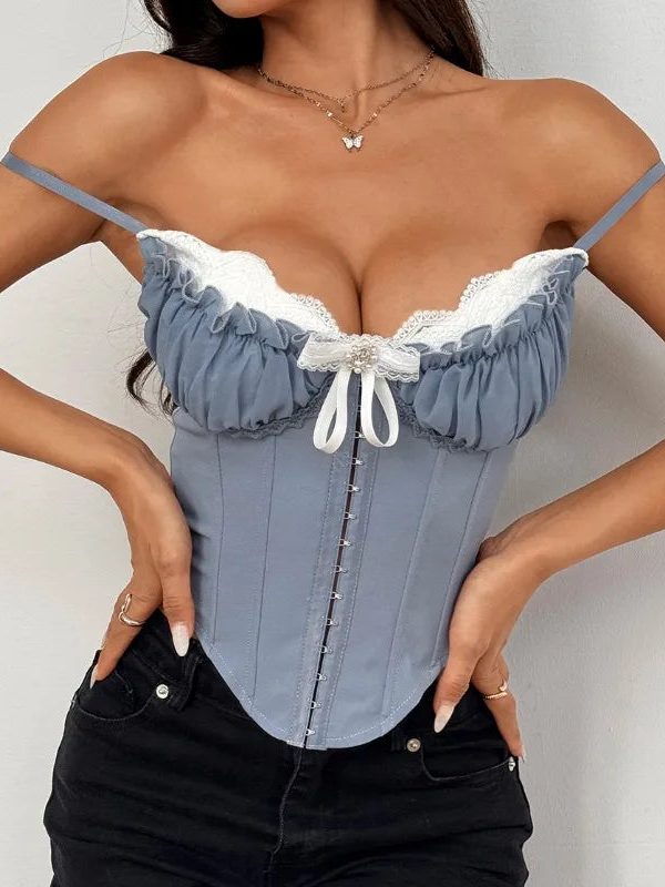 Layered Bust Corset Top