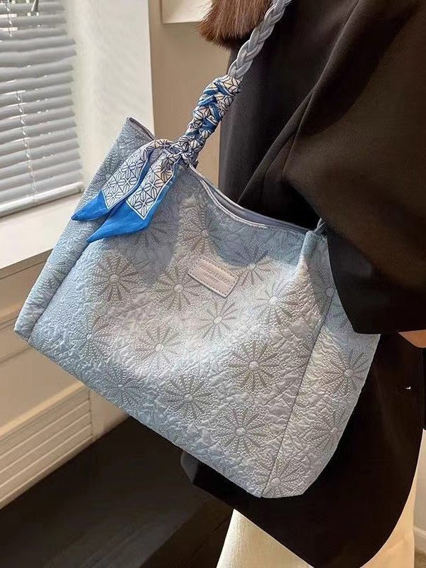 Leisure Versatile Green Large Capacity Satchel Bag Handbag