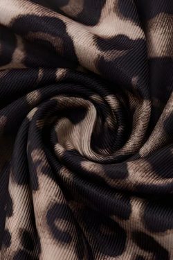 Leopard Backless Mini Dress