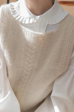 Light Academia Classic Sweater Vest