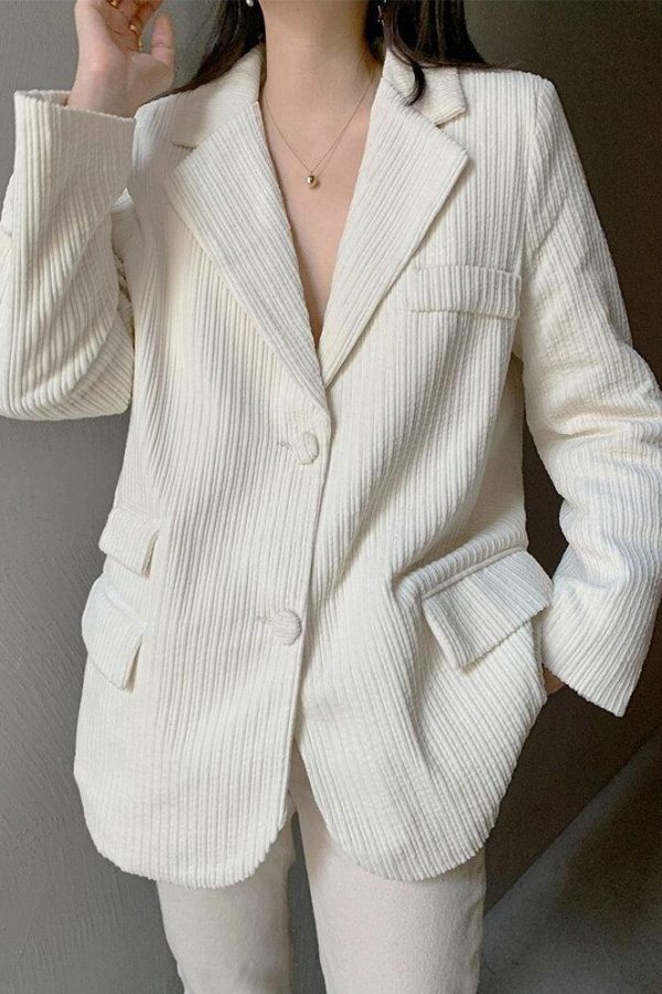 Light Academia Corduroy Blazer
