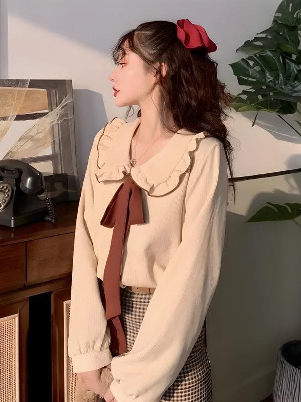 Light Academia Sweater Top