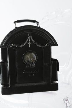 Lolita Gothic Skull Tombstone Ita Bag & Doll Bag