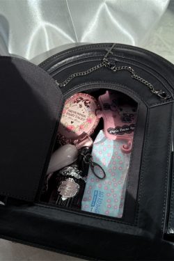 Lolita Gothic Skull Tombstone Ita Bag & Doll Bag