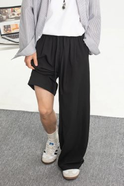 Loose Fit Drawstring Pants