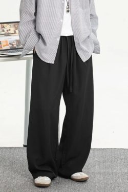 Loose Fit Drawstring Pants
