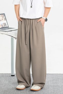 Loose Fit Drawstring Pants