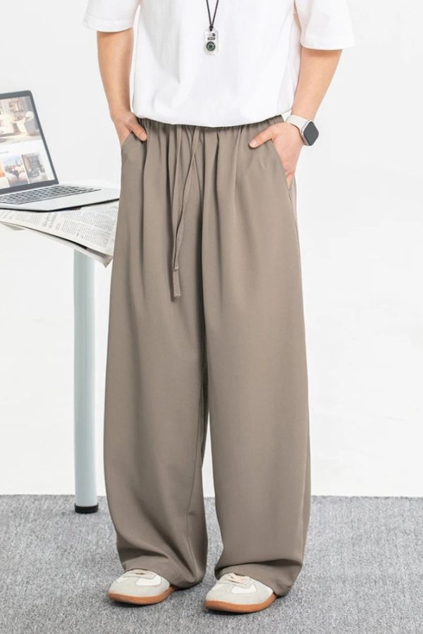 Loose Fit Drawstring Pants