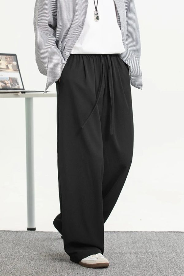 Loose Fit Drawstring Pants